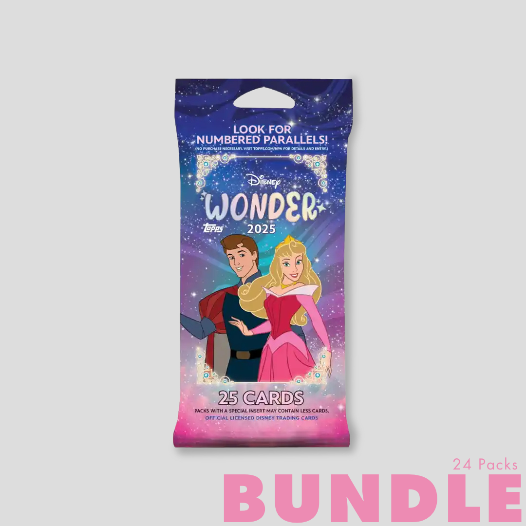 2025 Topps Disney Wonder Fat Pack Bundle (24 Packs) - Q's Cards