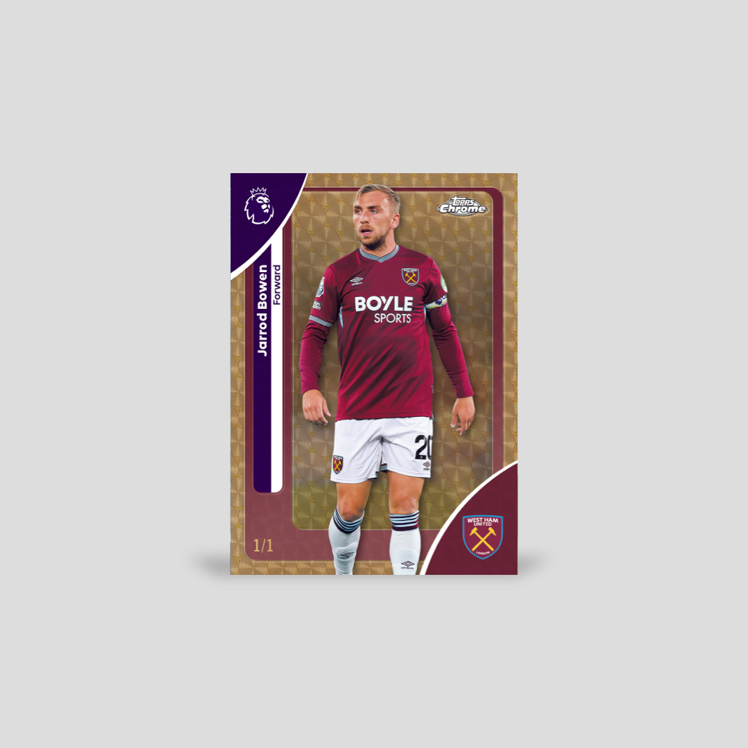 2025-2026 Topps Chrome Premier League Soccer Tin