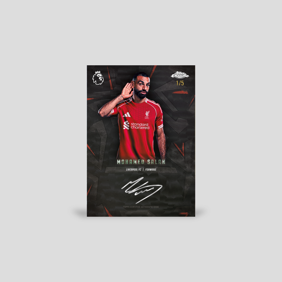 2025-2026 Topps Chrome Premier League Soccer Tin