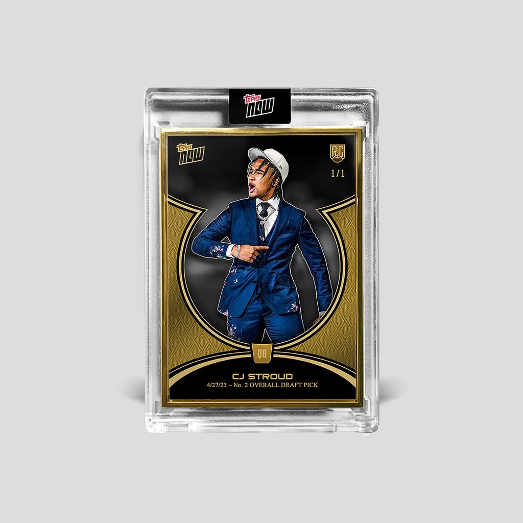 2023 Topps Now® C.J. Stroud Rookie Campaign Football Autograph Box Set