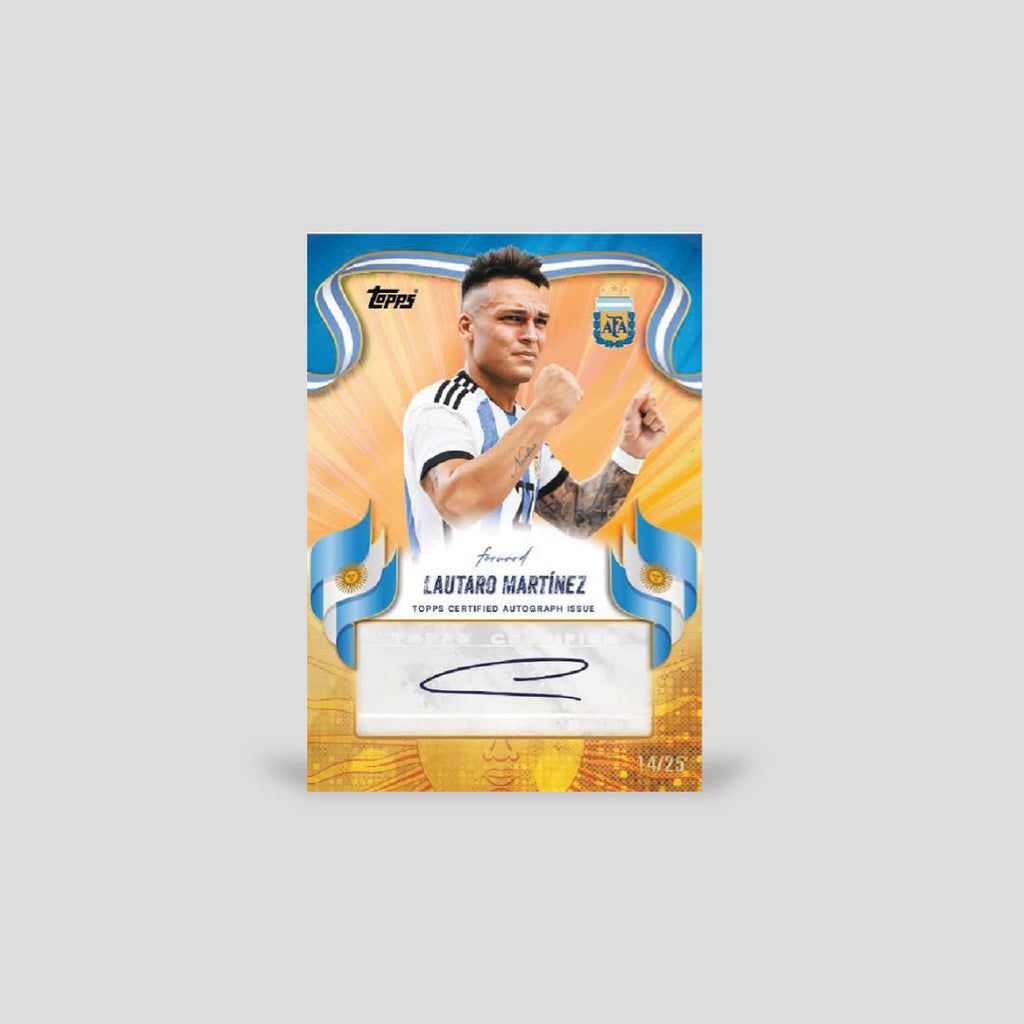 2025-26 Topps Soccer Argentina Team Set Box