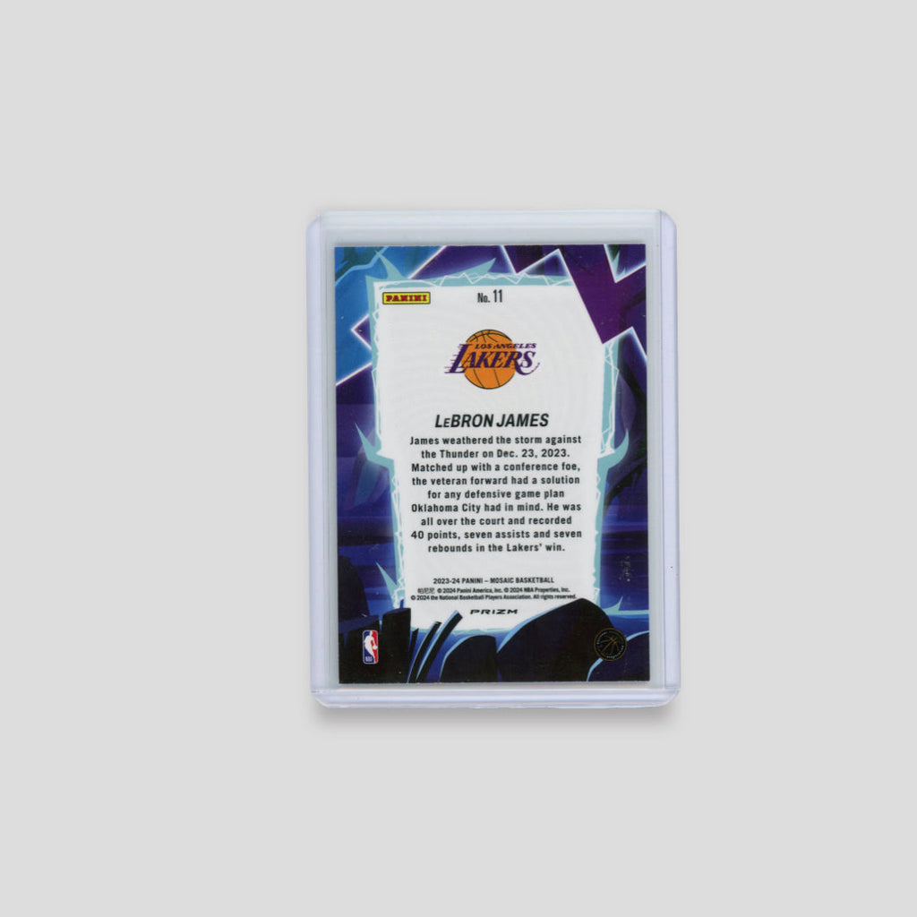 2023-24 Panini Mosaic Lebron James Storm Chasers