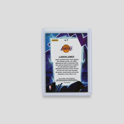 2023-24 Panini Mosaic Lebron James Storm Chasers