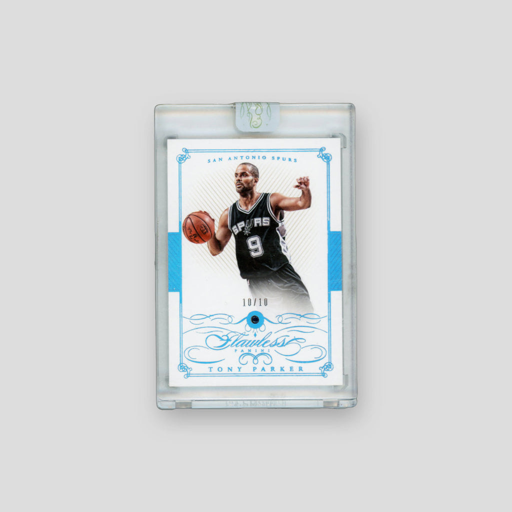 2014-15 Panini Flawless Basketball Tony Parker Sapphire /10