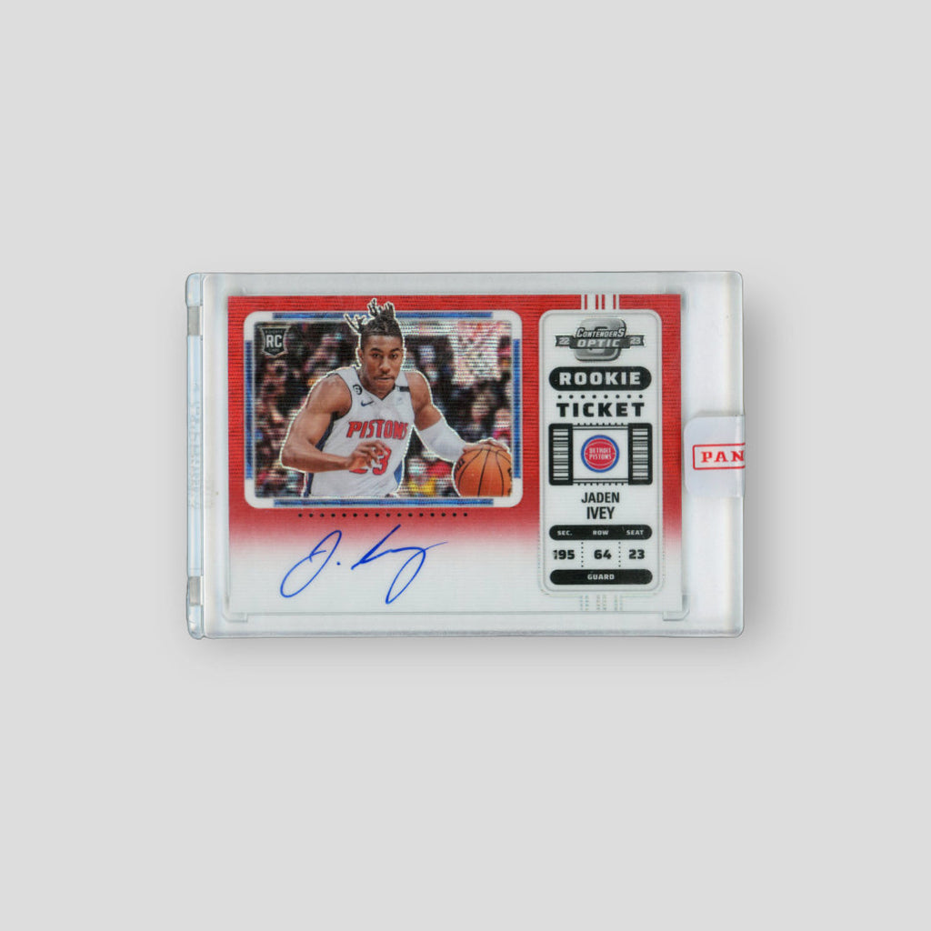 2022-23 Panini Contenders Optic Basketball Jaden Ivey RC Auto Red