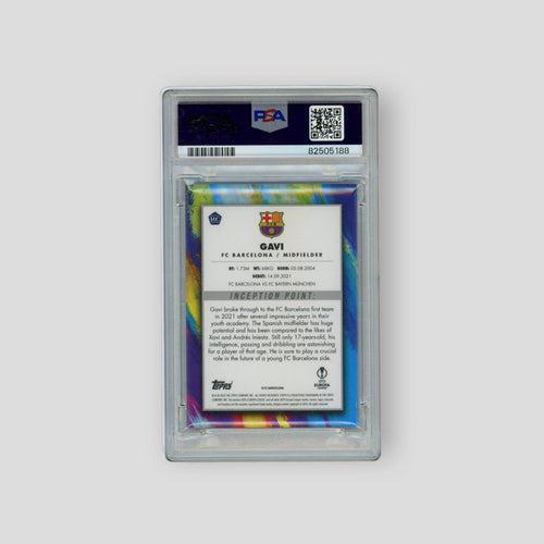 2021-22 Topps Inception UEFA Gavi RC Succession (PSA 10)