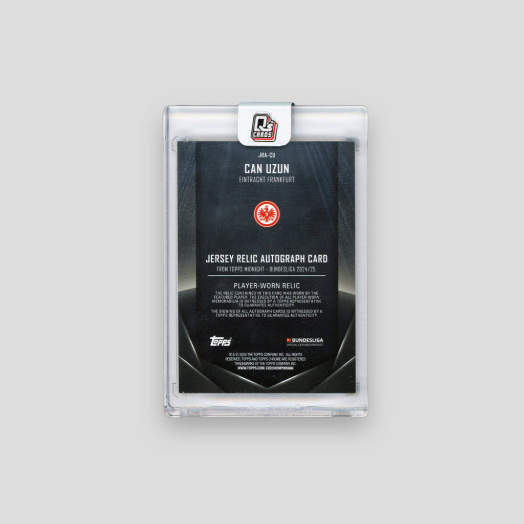 2025 Topps Bundesliga Midnight Can Uzun RPA /99