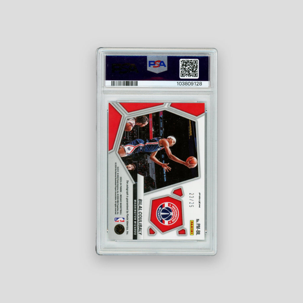 2023 Panini Mosaic Bilal Coulibaly Pictographs RC Auto /25 (PSA 10)
