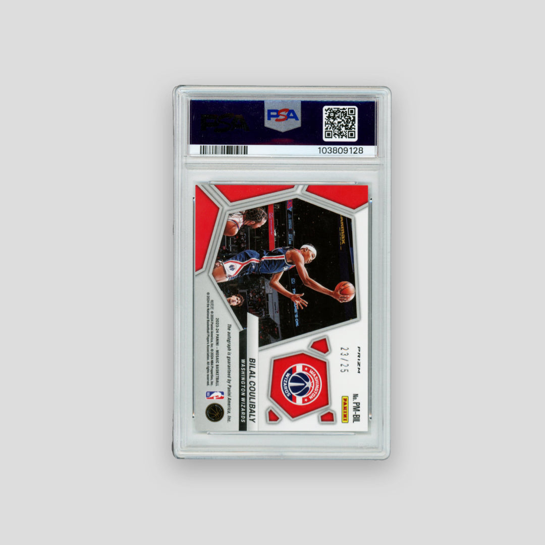 2023 Panini Mosaic Bilal Coulibaly Pictographs RC Auto /25 (PSA 10)