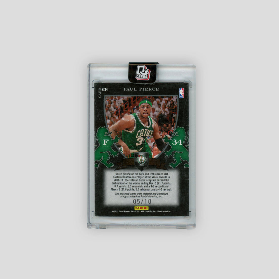 2011 Panini Crusade Paul Pierce Auto /10