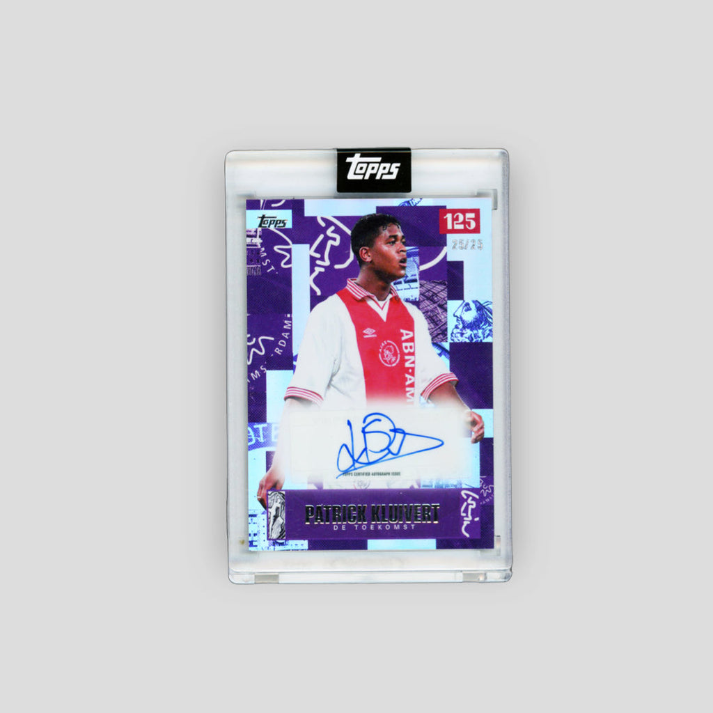 2025 Topps Ajax 125 Patrick Kluivert De Toekomst Purple /25