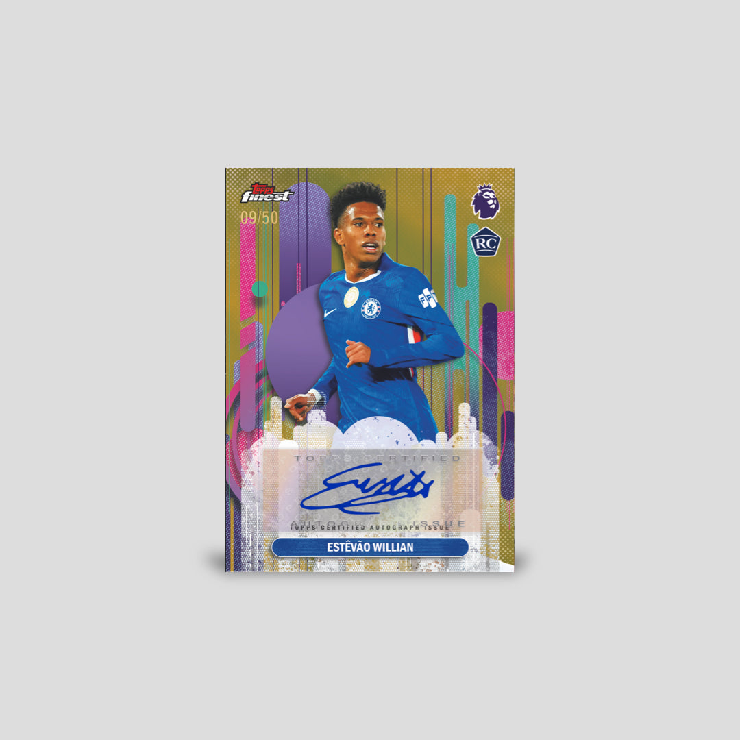 2026 Topps Finest Premier League Soccer Hobby Box