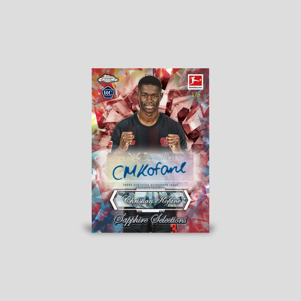 2025-26 Topps Chrome Sapphire Bundesliga Soccer Hobby Box
