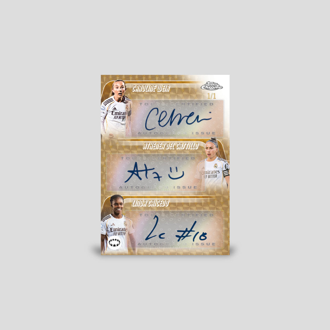 2025-26 Topps Chrome Soccer UEFA Women's Champions League Hobby Box