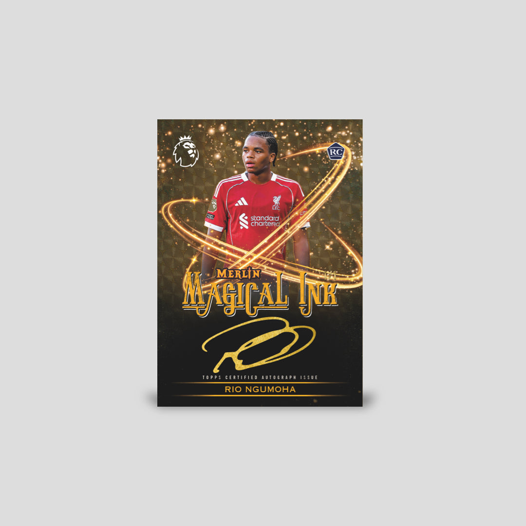 2025-26 Topps Soccer Merlin Premier League Soccer Hobby Box