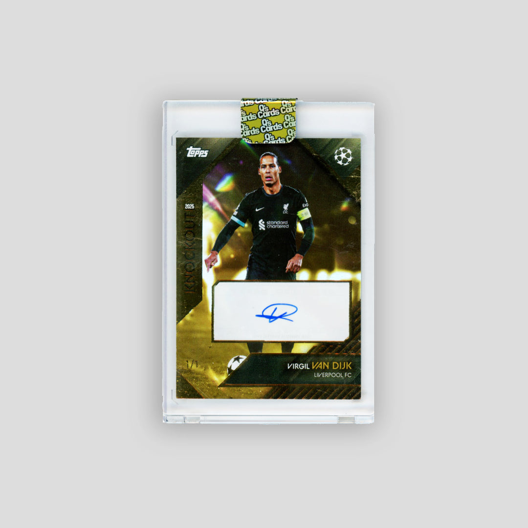 2024-25 Topps Knockout Auto Virgil van Dijk 1/1 Gold