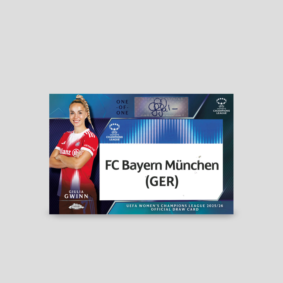 2025-26 Topps Chrome Soccer UEFA Women's Champions League Hobby Box