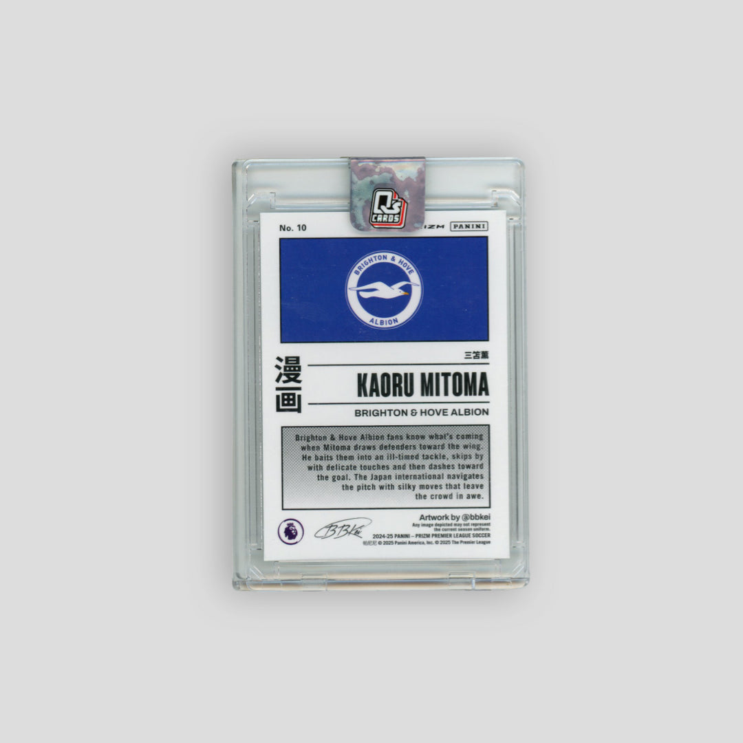 2024-25 Panini Prizm Premier League Manga Kaoru Mitoma #10