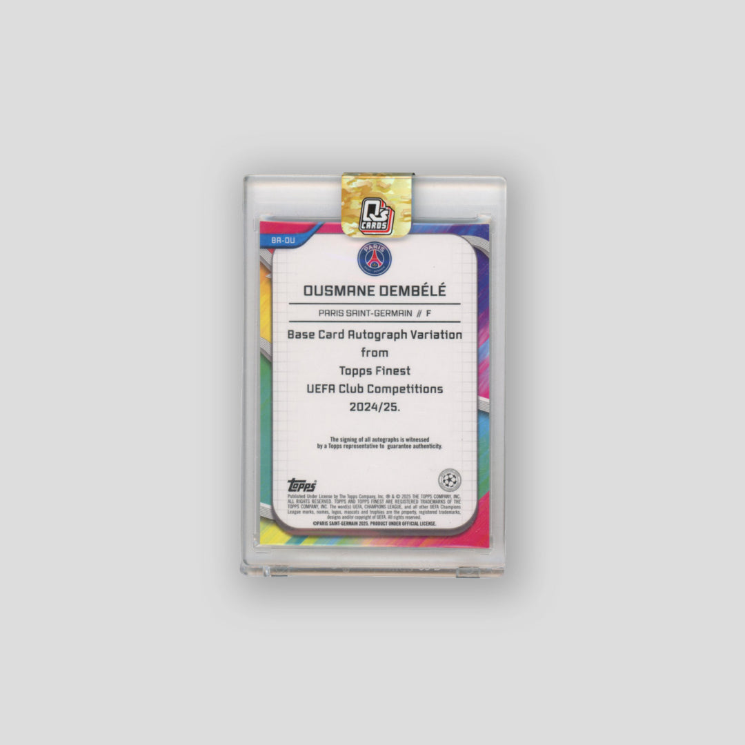 2024-25 Topps Finest Auto Ousmane Dembélé Gold /50 #BR-OU