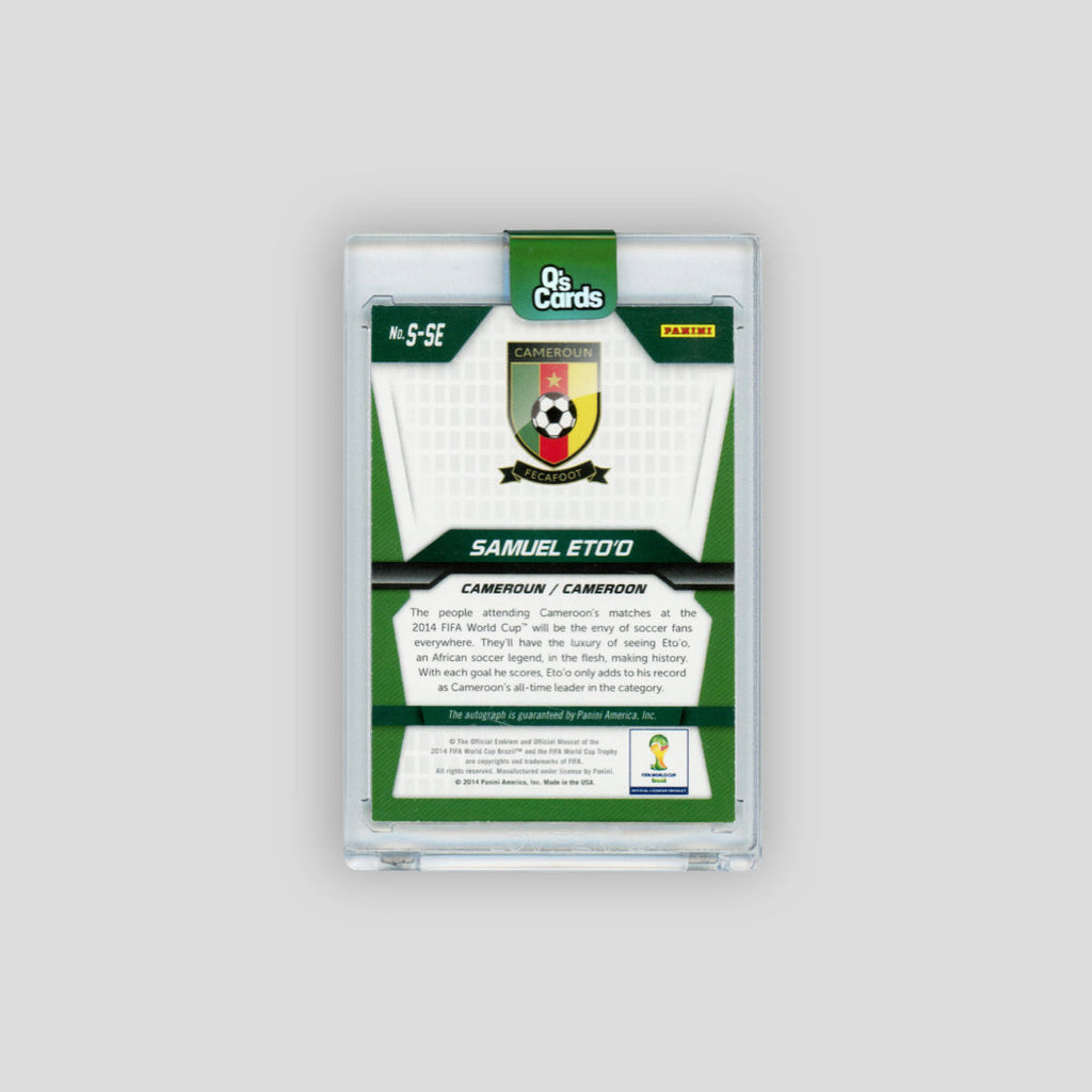 2014 Panini Prizm World Cup Auto Samuel Eto'o #S-SE
