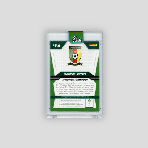 2014 Panini Prizm World Cup Auto Samuel Eto'o #S-SE