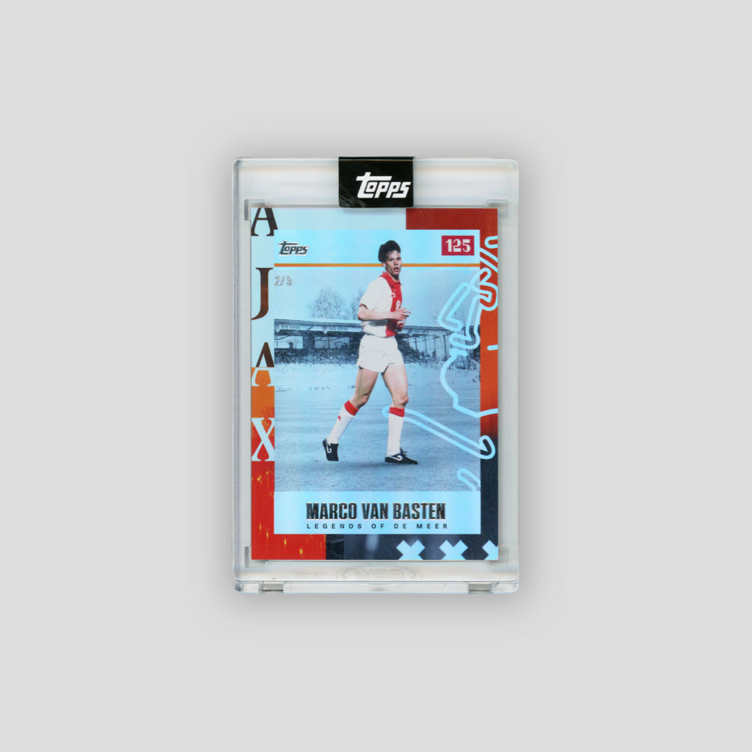 2025 Topps Ajax 125th Legends of de meer Marco van Basten Orange /5