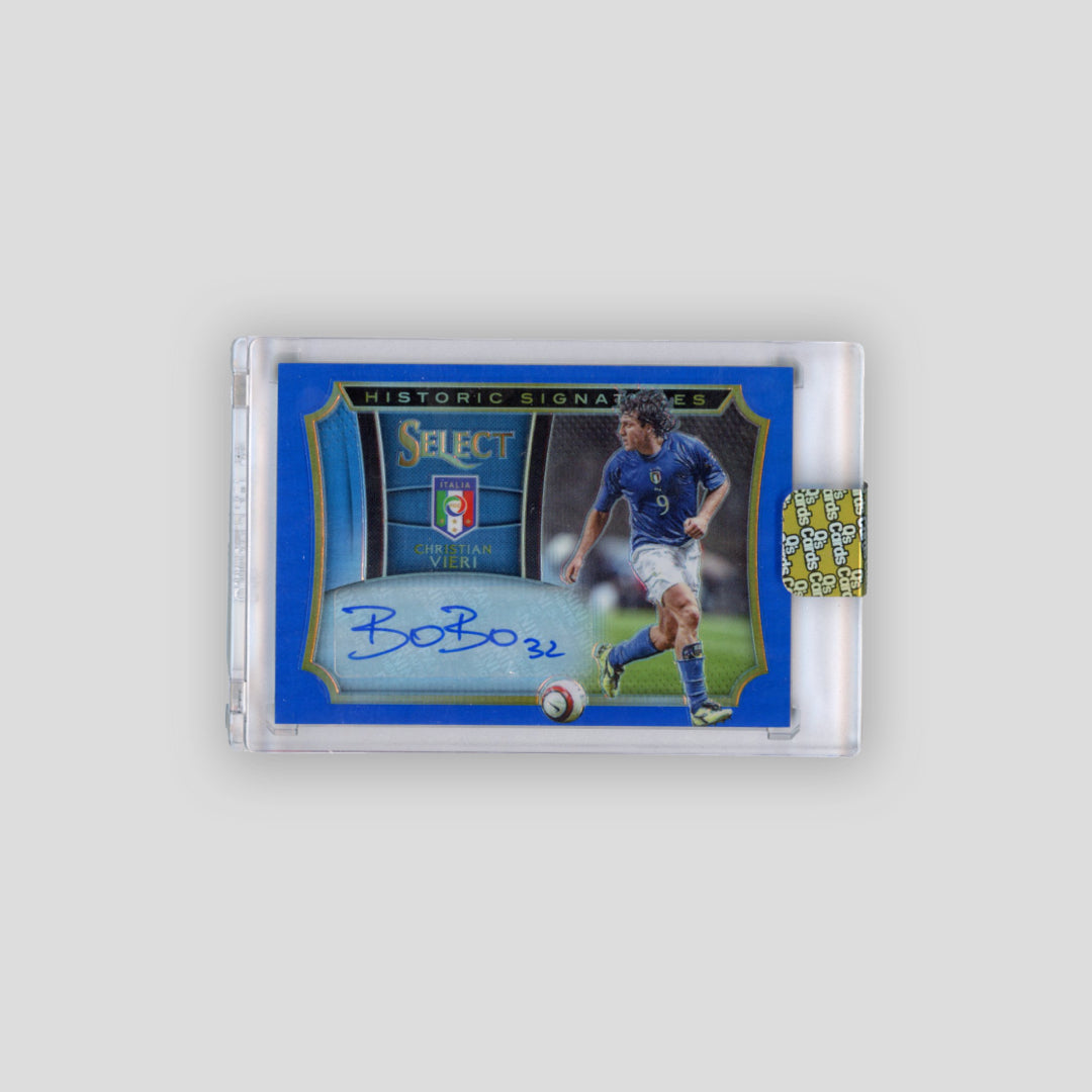 2015-16 Panini Select Christian Vieri Historic Signatures Purple /99 #HS-CV