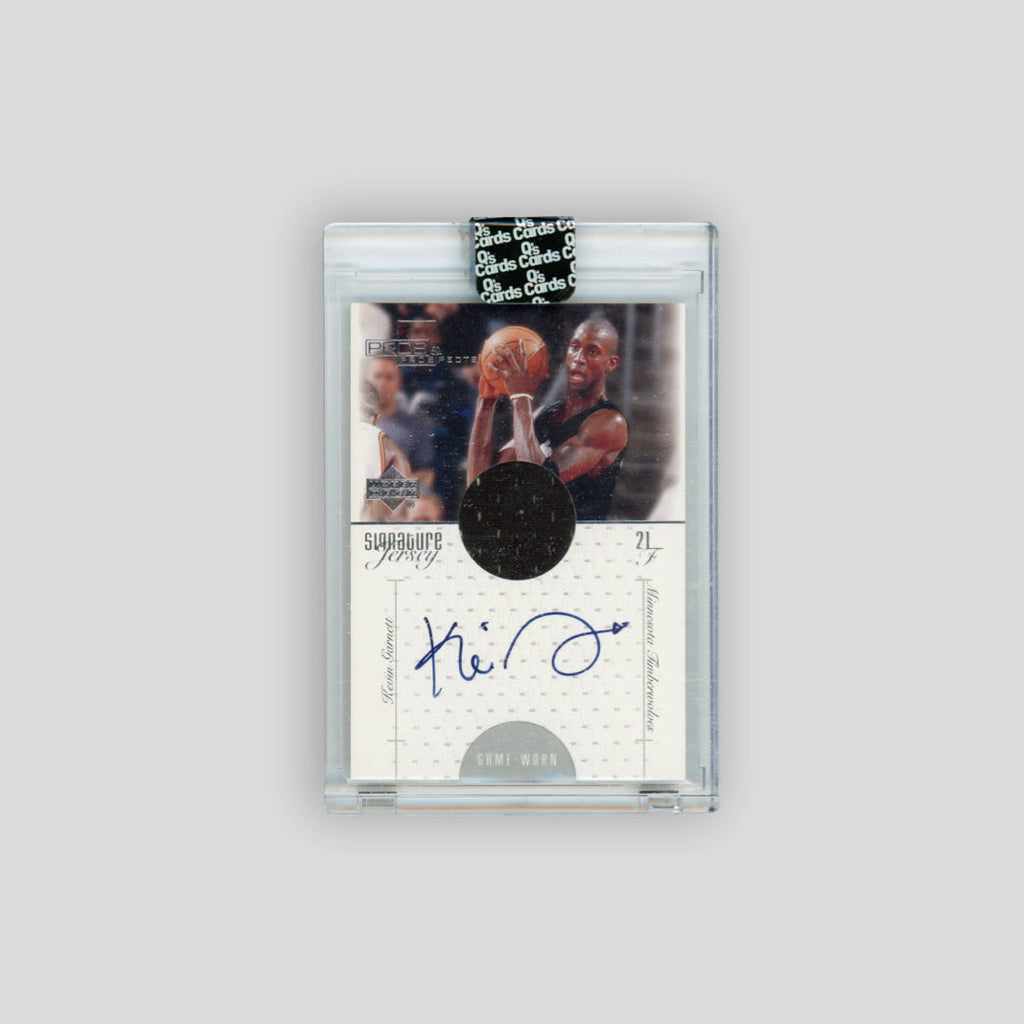 2000-01 Upper Deck Pros & Prospects Signature Jersey Kevin Garnett #KG