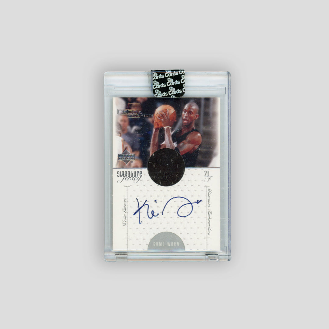 2000-01 Upper Deck Pros & Prospects Signature Jersey Kevin Garnett #KG