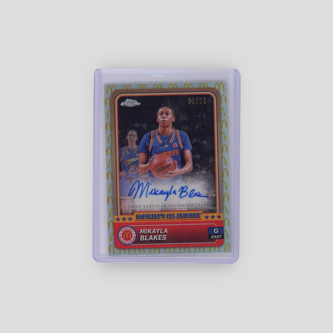 2024-25 Topps Mc Donalds All American Auto Mikayla Blakes M Refractor /75 #1