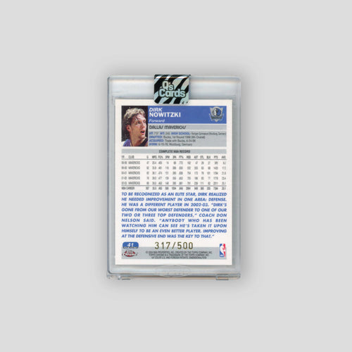 2003-04 Topps Chrome Dirk Nowitzki Black Refractor /500 #41