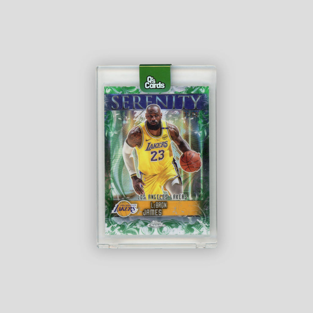 2025-26 Topps Chrome Serenity Lebron James /99 Green Refractor #SY-2