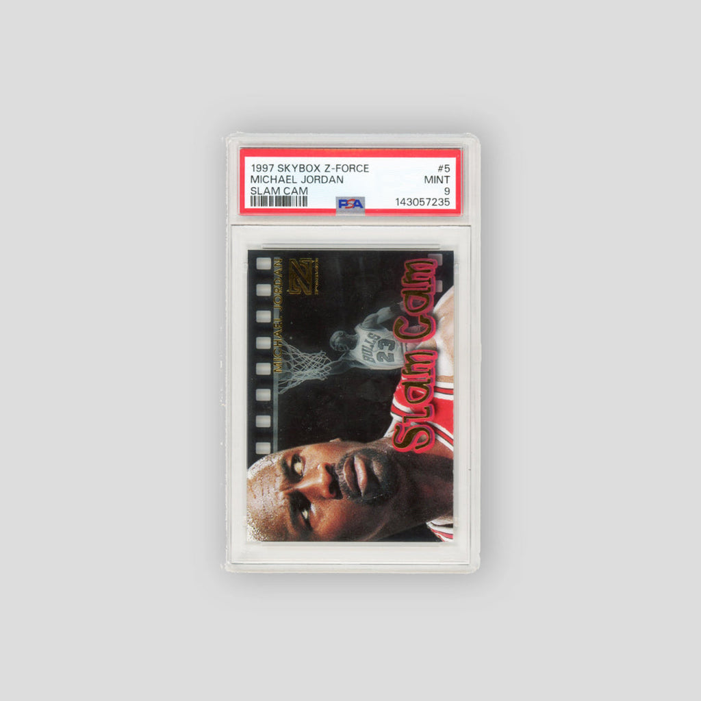 1997-98 Skybox Z-Force Slam Cam Michael Jordan #5 (PSA 9)