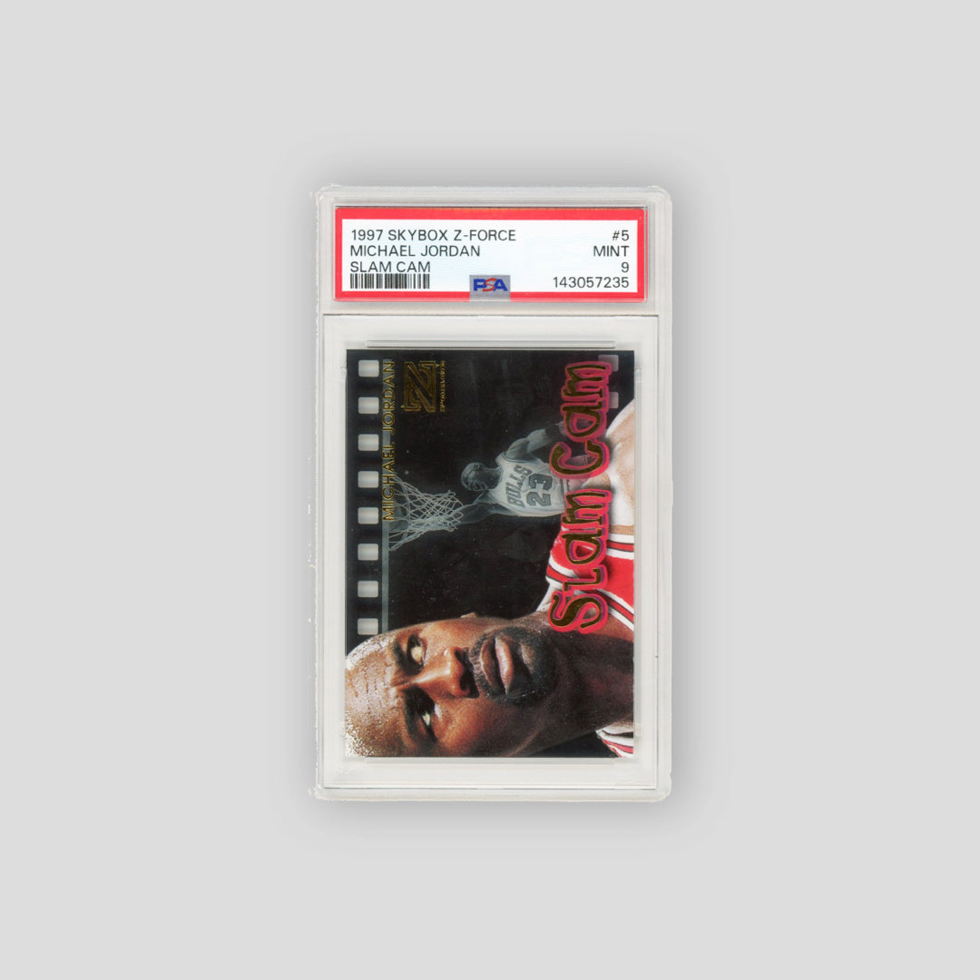 1997-98 Skybox Z-Force Slam Cam Michael Jordan #5 (PSA 9)