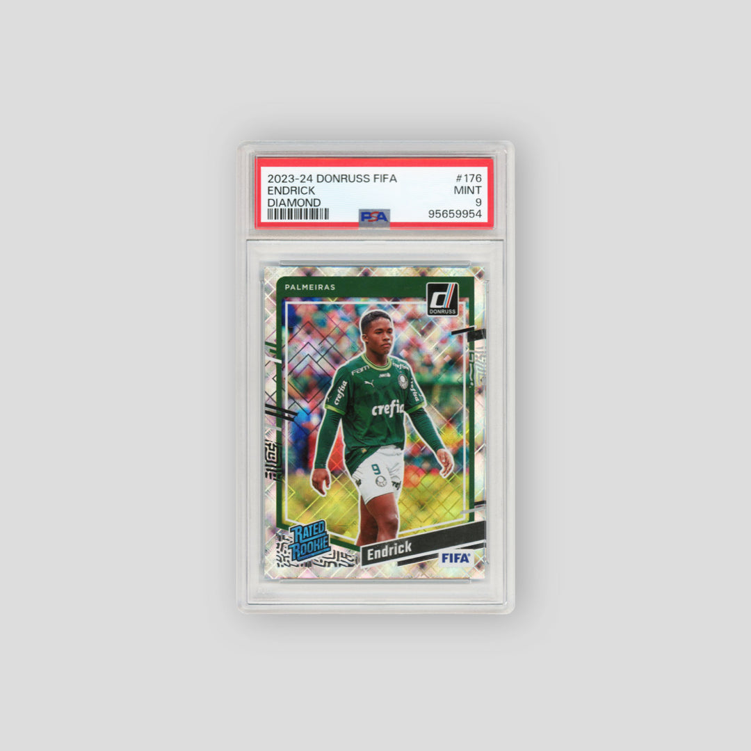 2023-24 Endrick Donruss FIFA Rated Rookie Diamond #176 (PSA 9)