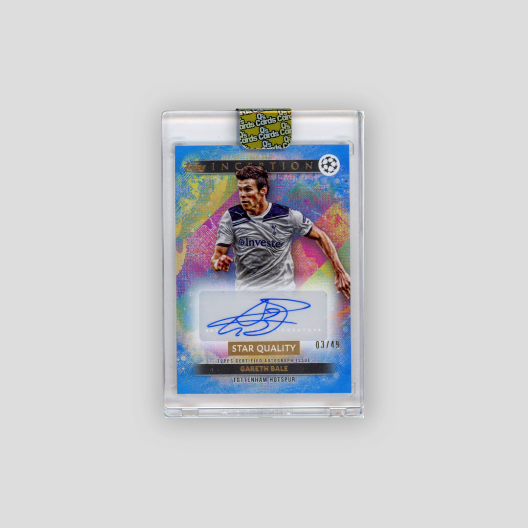 2024-25 Topps Inception Gareth Bale Blue Star Quality Auto /49 #SQA-GB