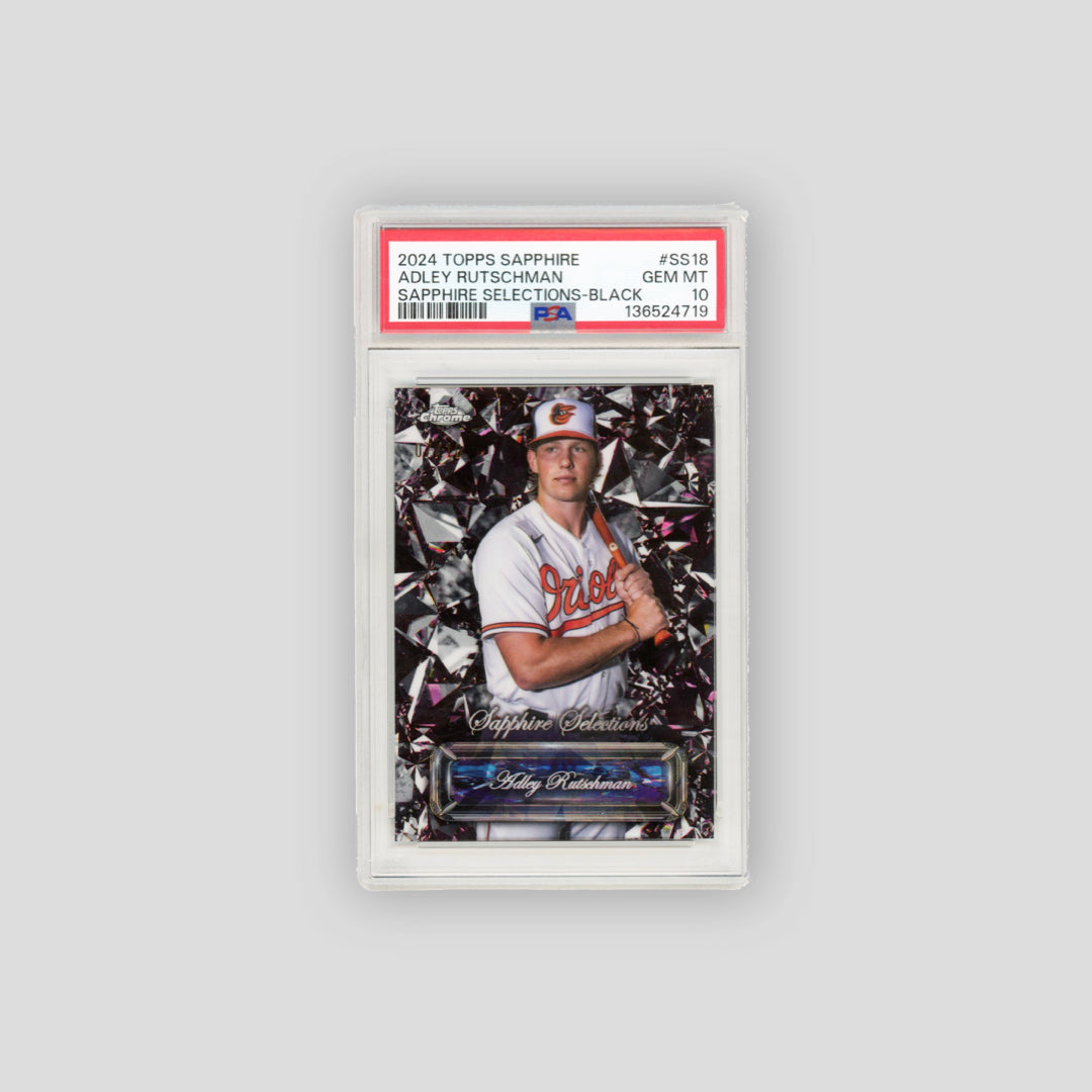 2024 Topps Chrome Sapphire Selections Adley Rutschman Black /10 (PSA 10)