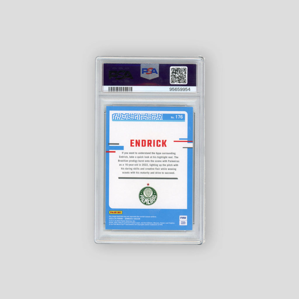 2023-24 Endrick Donruss FIFA Rated Rookie Diamond #176 (PSA 9)