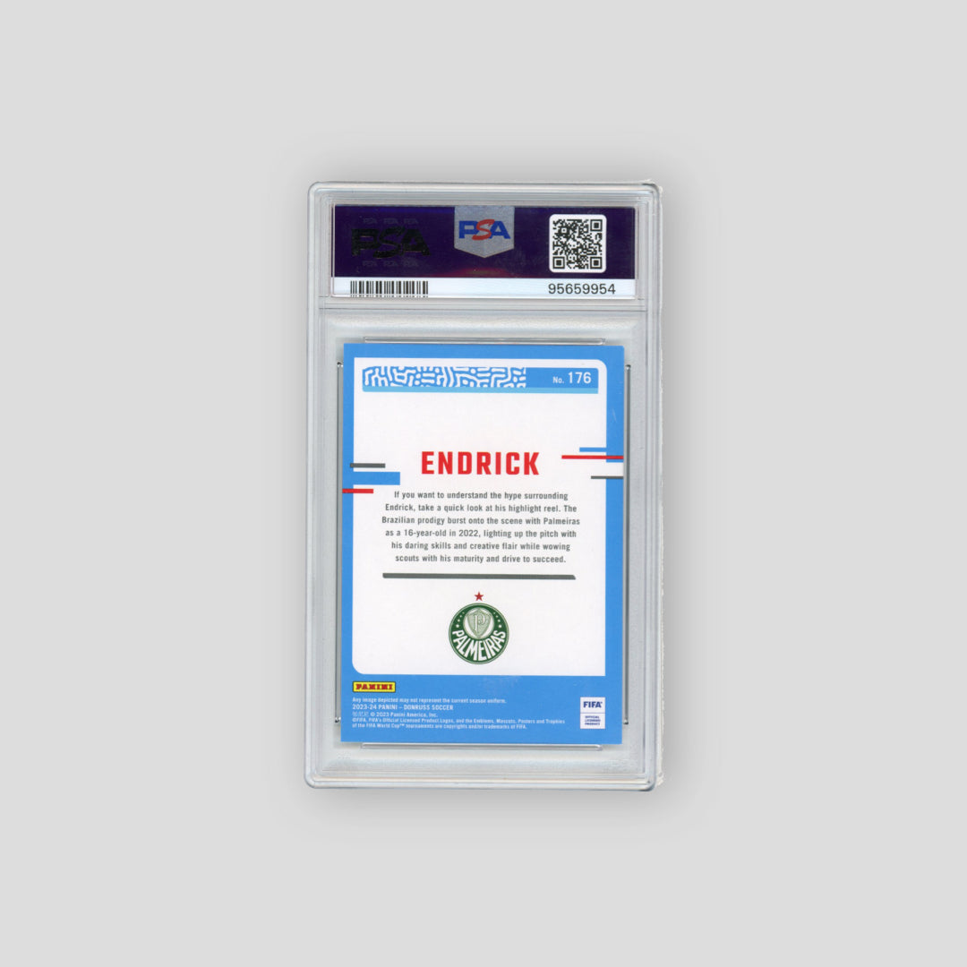 2023-24 Endrick Donruss FIFA Rated Rookie Diamond #176 (PSA 9)