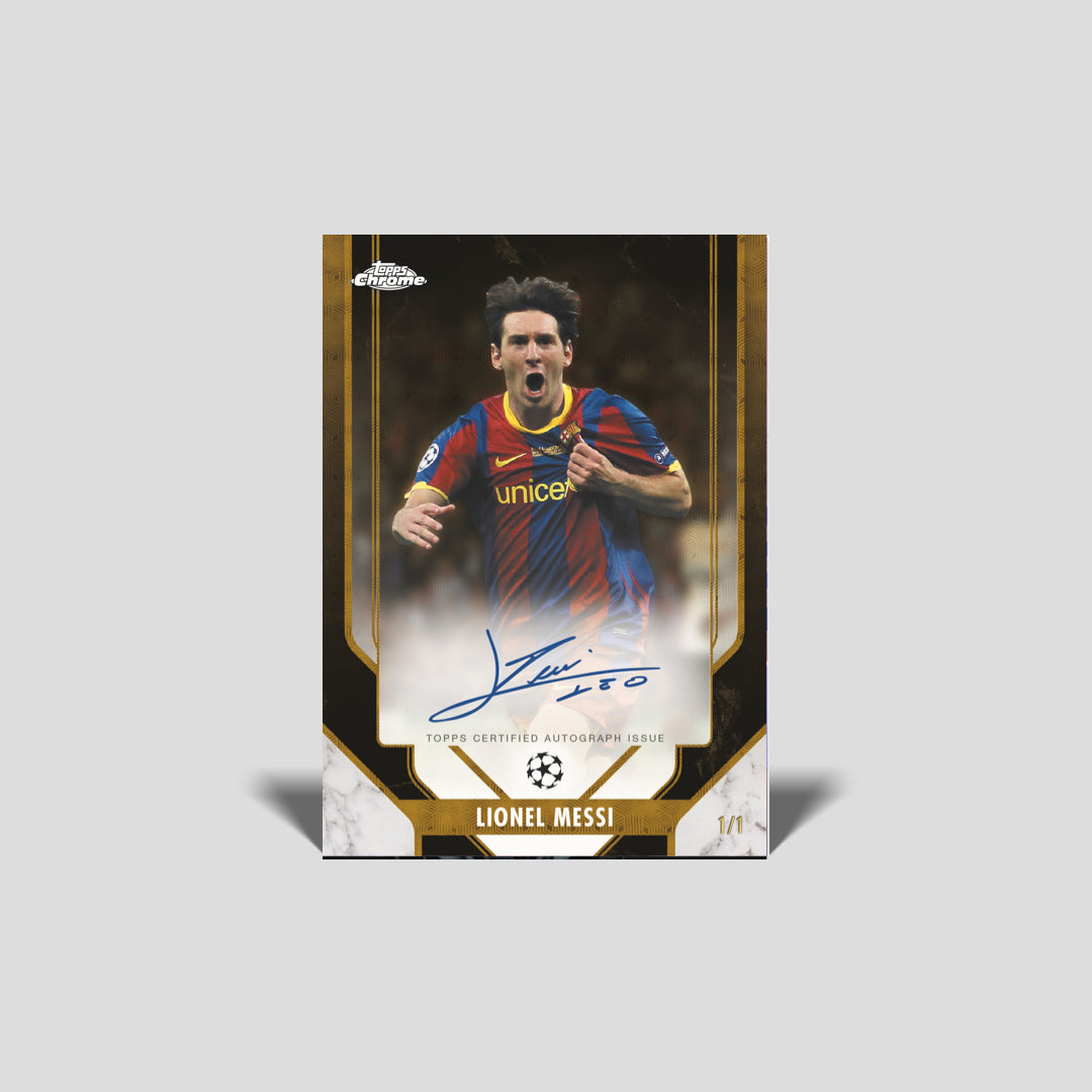 2025-26 Topps Chrome UCC UEFA Club Competitions Soccer Jumbo Box
