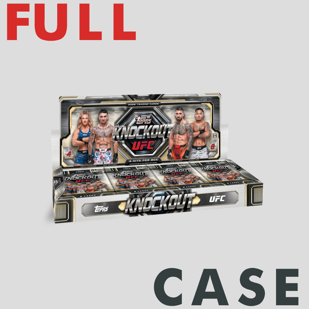 2026 Topps UFC Knockout Hobby Box Case (8 Boxes) - Q's Cards
