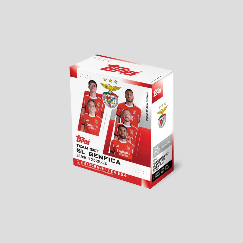 2025-26 Topps Soccer Benfica Team Set Box - Q's Cards
