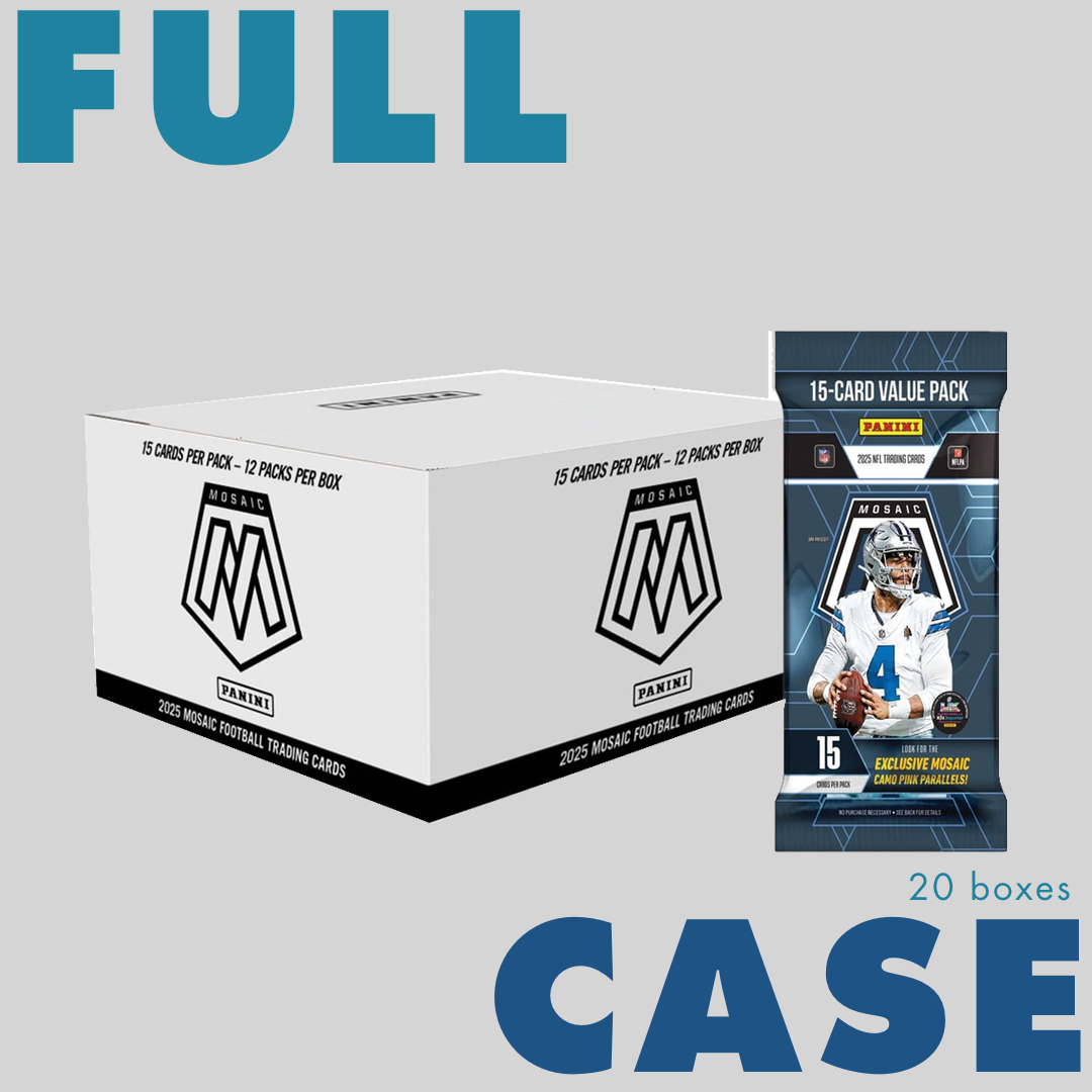 2025 Panini Mosaic Football Fat Pack Box Case - Q's Cards