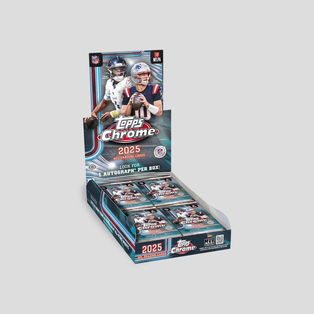 2025 Topps Chrome Football Hobby Box