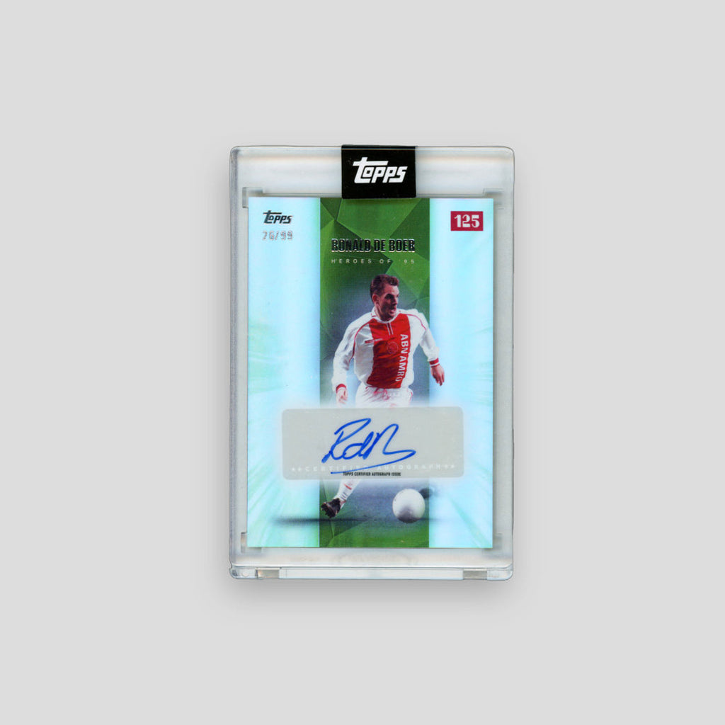 2025 Topps Ajax 125 Ronald De Boer Heroes of '95 /99
