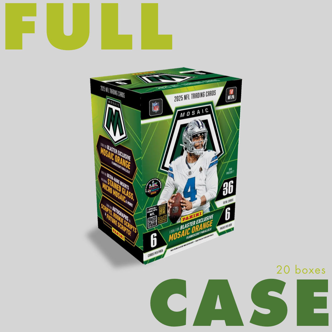 2025 Panini Mosaic Football Blaster Box Case - Q's Cards