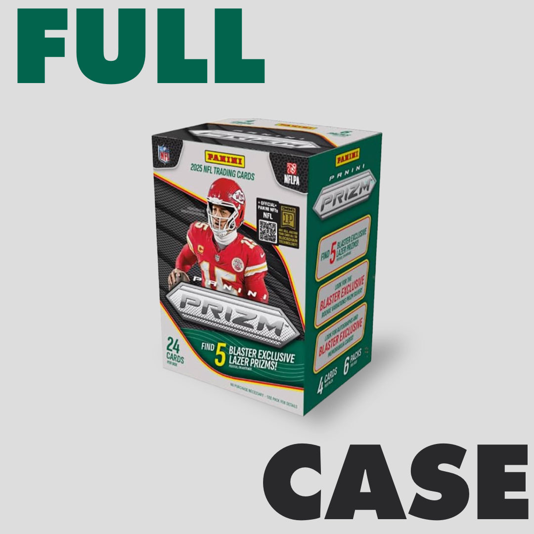 2025 Panini Prizm Football Blaster Box Case (20 boxes) - Q's Cards