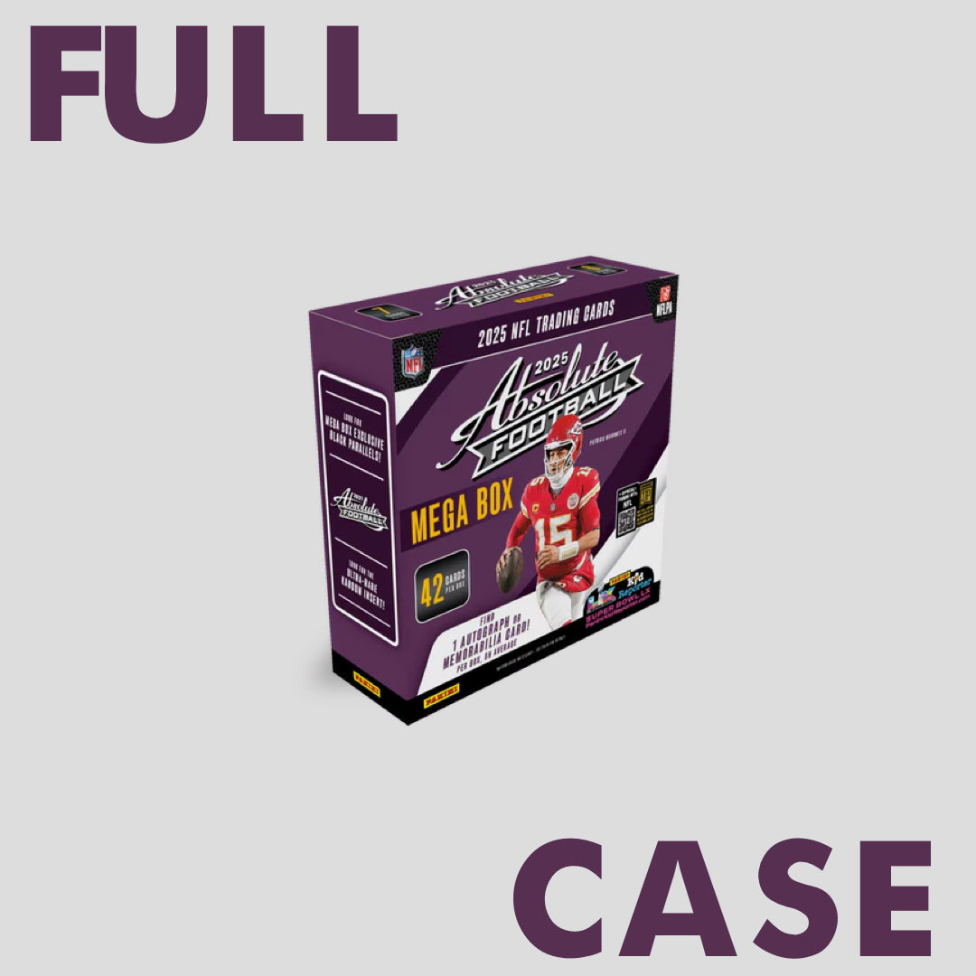 2025 Panini Absolute Football Hobby Mega Box Case (20 boxes) - Q's Cards