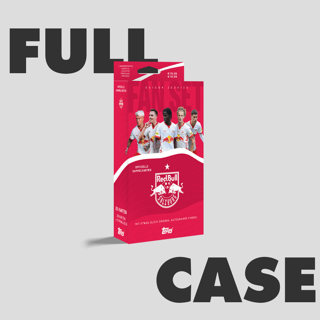 2024-25 Topps Soccer Salzburg Fan Set Case - Q's Cards