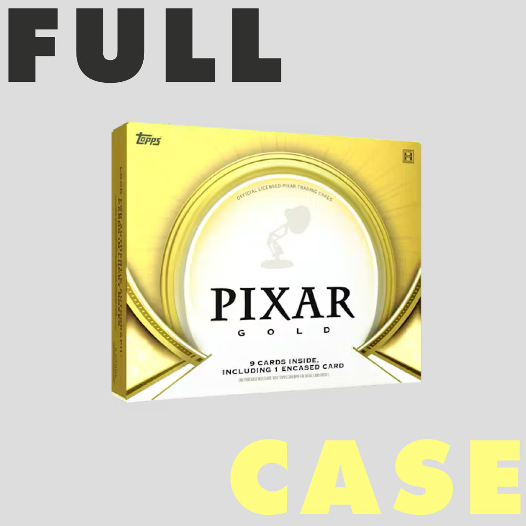 2025 Topps Pixar Gold Hobby Box Case (6 boxes) - Q's Cards